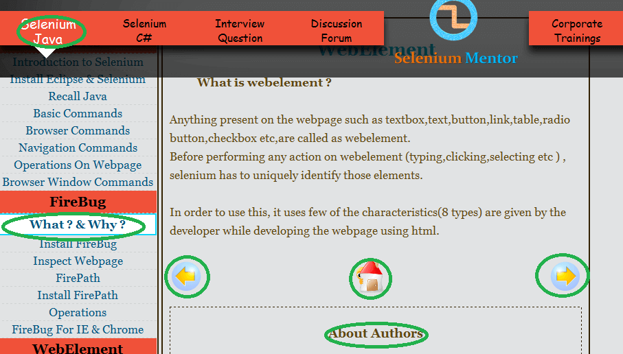 web elements in selenium-webdriver